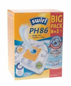 Swirl PH86 MicroPor AirSpace Paquet De 10 Sacs à Poussière - Sac à Poussière