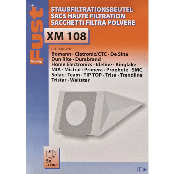 Fust XM 108 BEETLE/CB 917 - Sac à Poussière