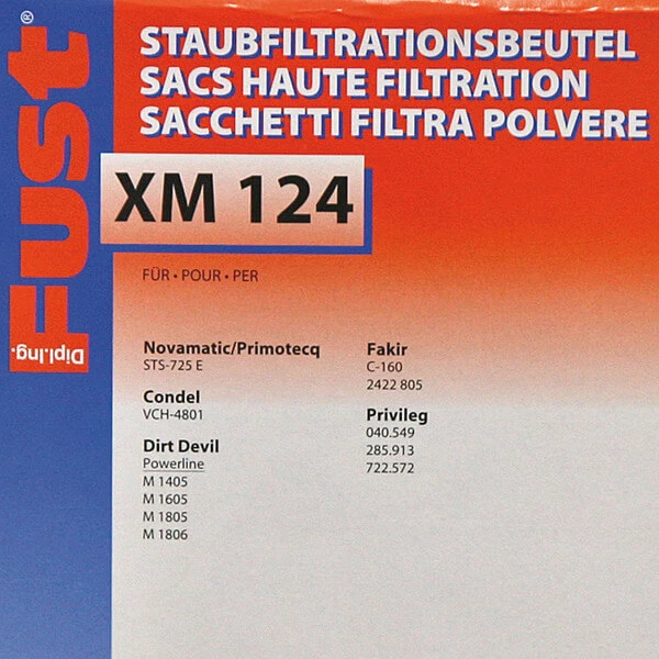 Fust XM 124 / STS 725 - Sac à Poussière – Image 2