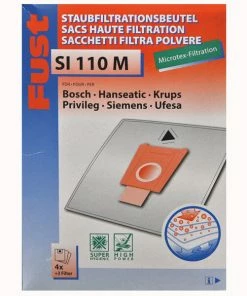 Fust SI 110M TYP D E F G - Sac à Poussière