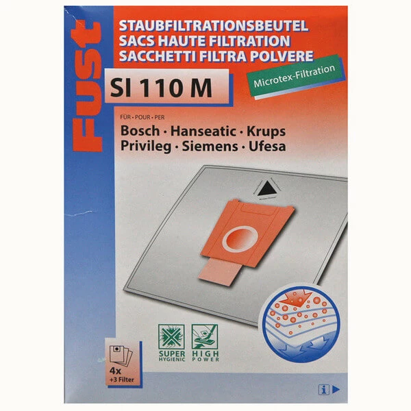 Fust SI 110M TYP D E F G - Sac à Poussière