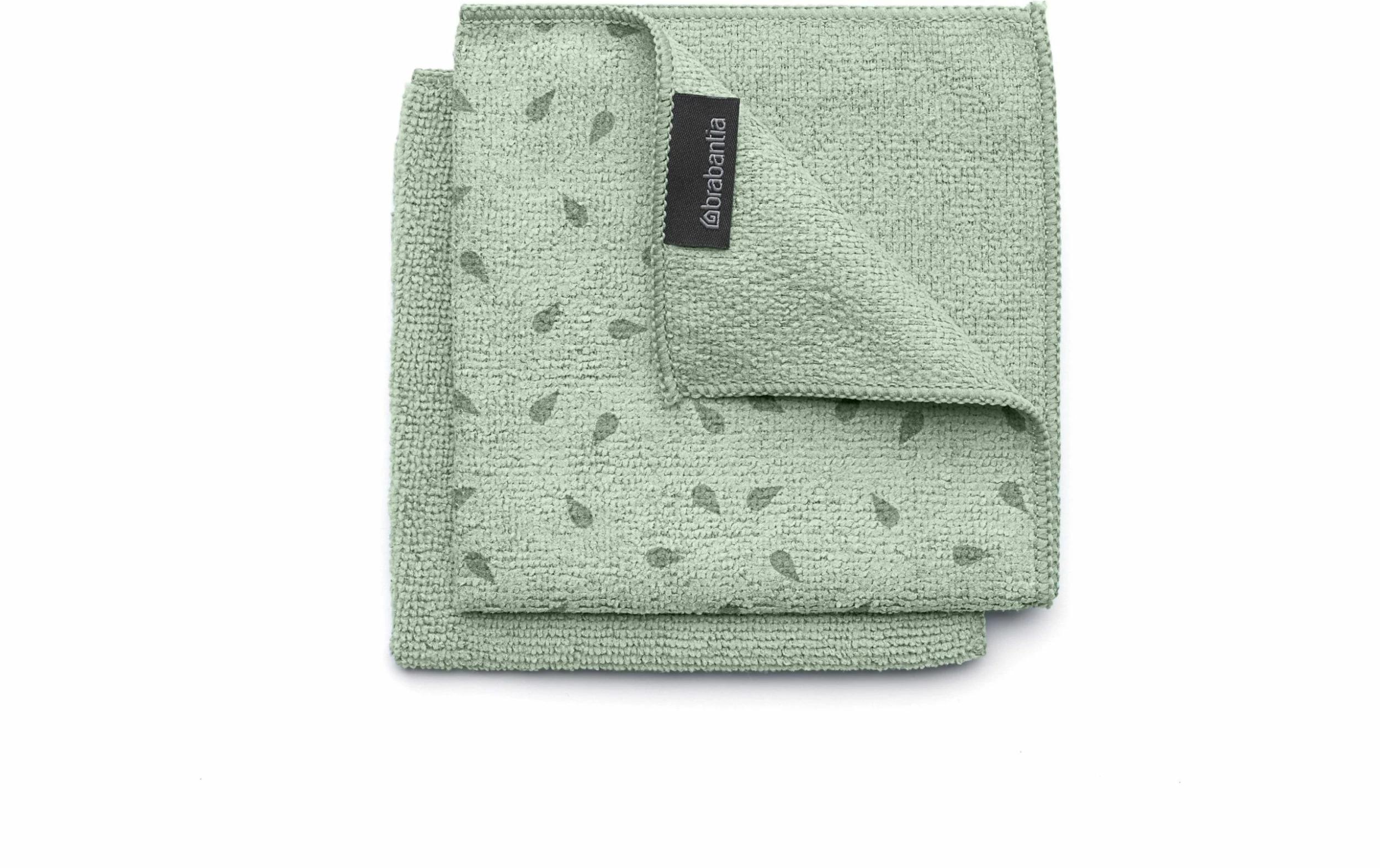 Brabantia Chiffon De Nettoyage En Microfibre 2 Pièce/s, Vert Clair - Chiffon De Nettoyage