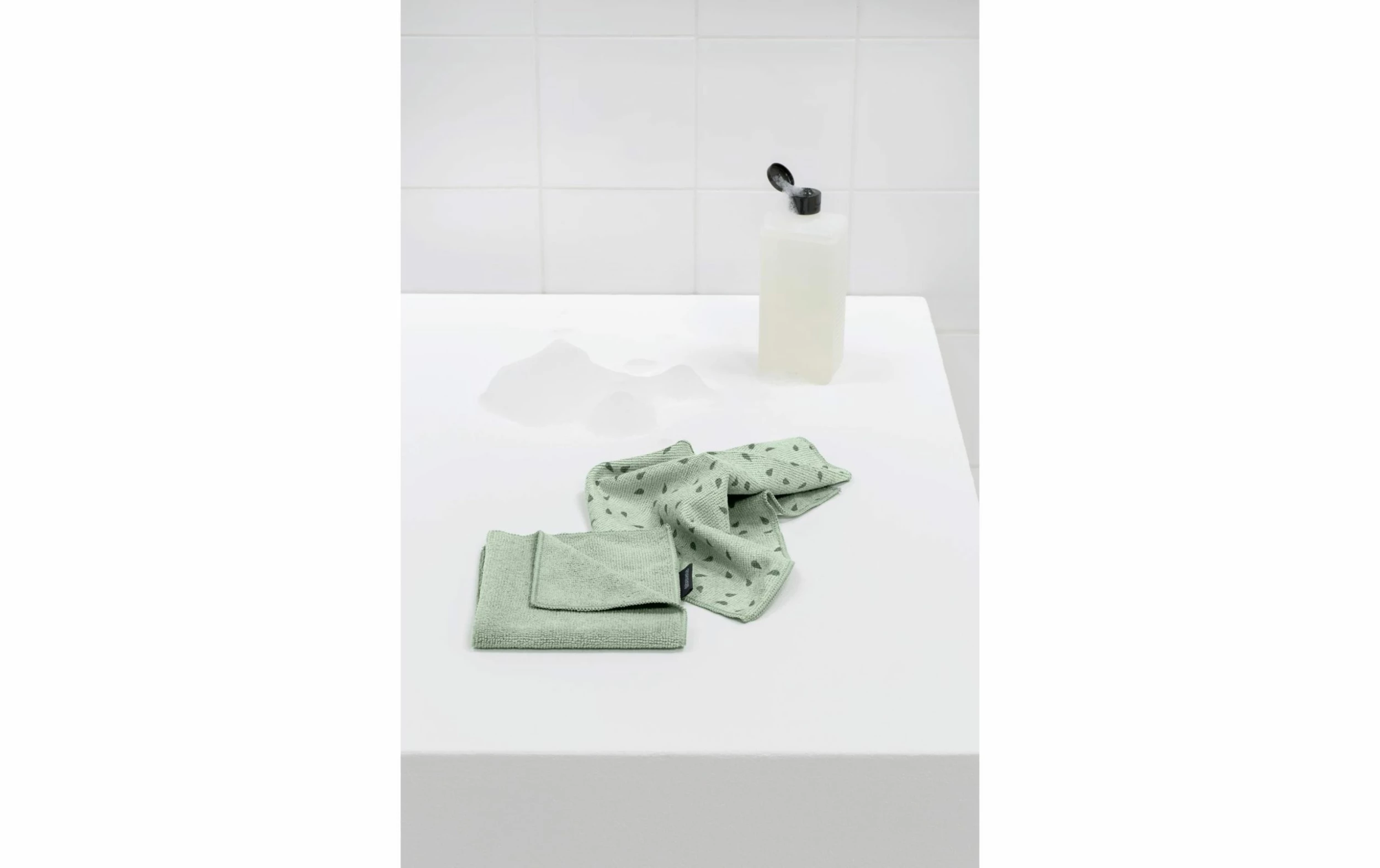 Brabantia Chiffon De Nettoyage En Microfibre 2 Pièce/s, Vert Clair - Chiffon De Nettoyage – Image 2