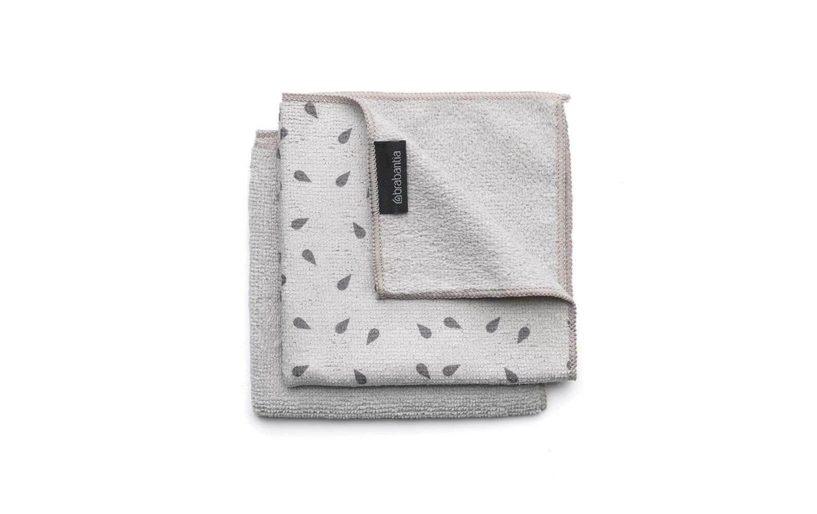 Brabantia Chiffon De Nettoyage En Microfibre 2 Pièces, Léger - Chiffon De Nettoyage