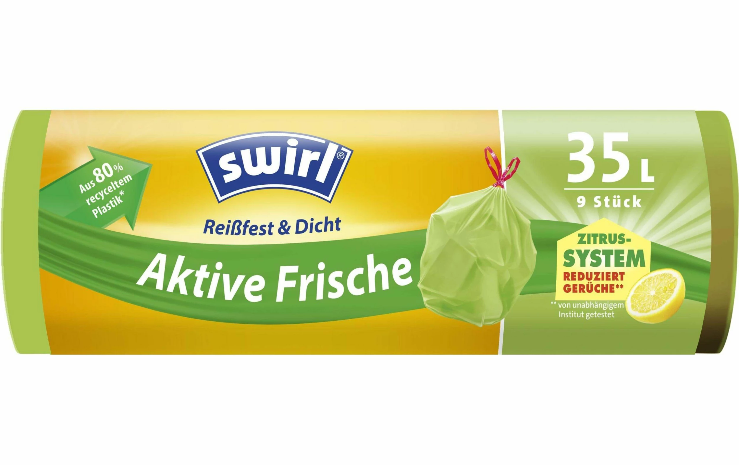 Swirl Sacs Poubelle Fraîcheur Active 35 L, 9 Pièce/s - Sacs Poubelle