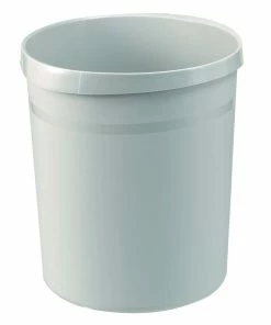 HAN Corbeille à Papier GRIP 18 L, Gris - Corbeille