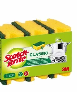 Éponge Scotch-Brite Classic 3 Pièce/s - Éponge De Nettoyage