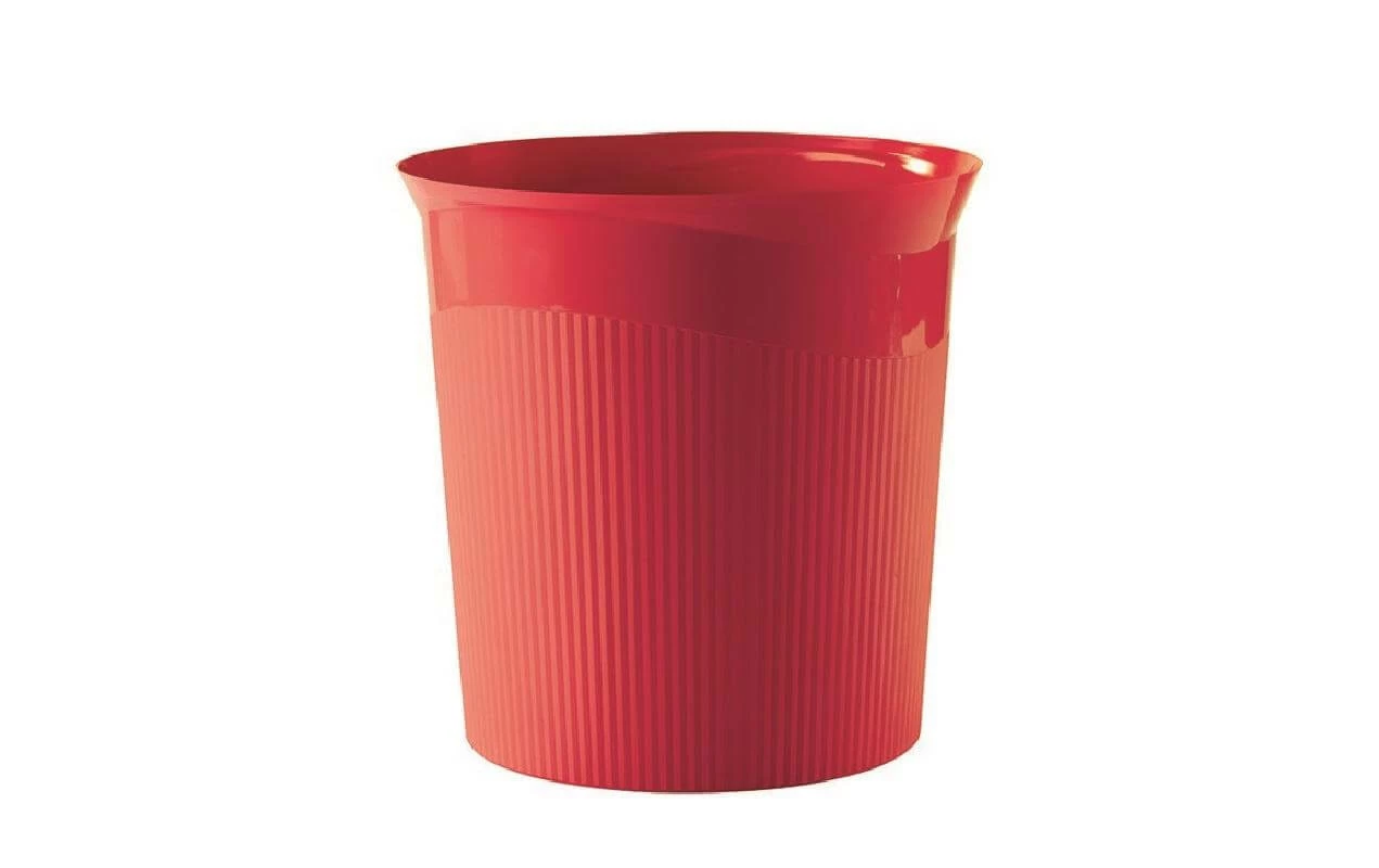 HAN Corbeille à Papier Re-LOOP 13 L, Rouge - Corbeille