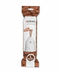 Brabantia Sac à Ordures Ménagères PerfectFit 45 L, 10 Pièce/s - Sacs Poubelle