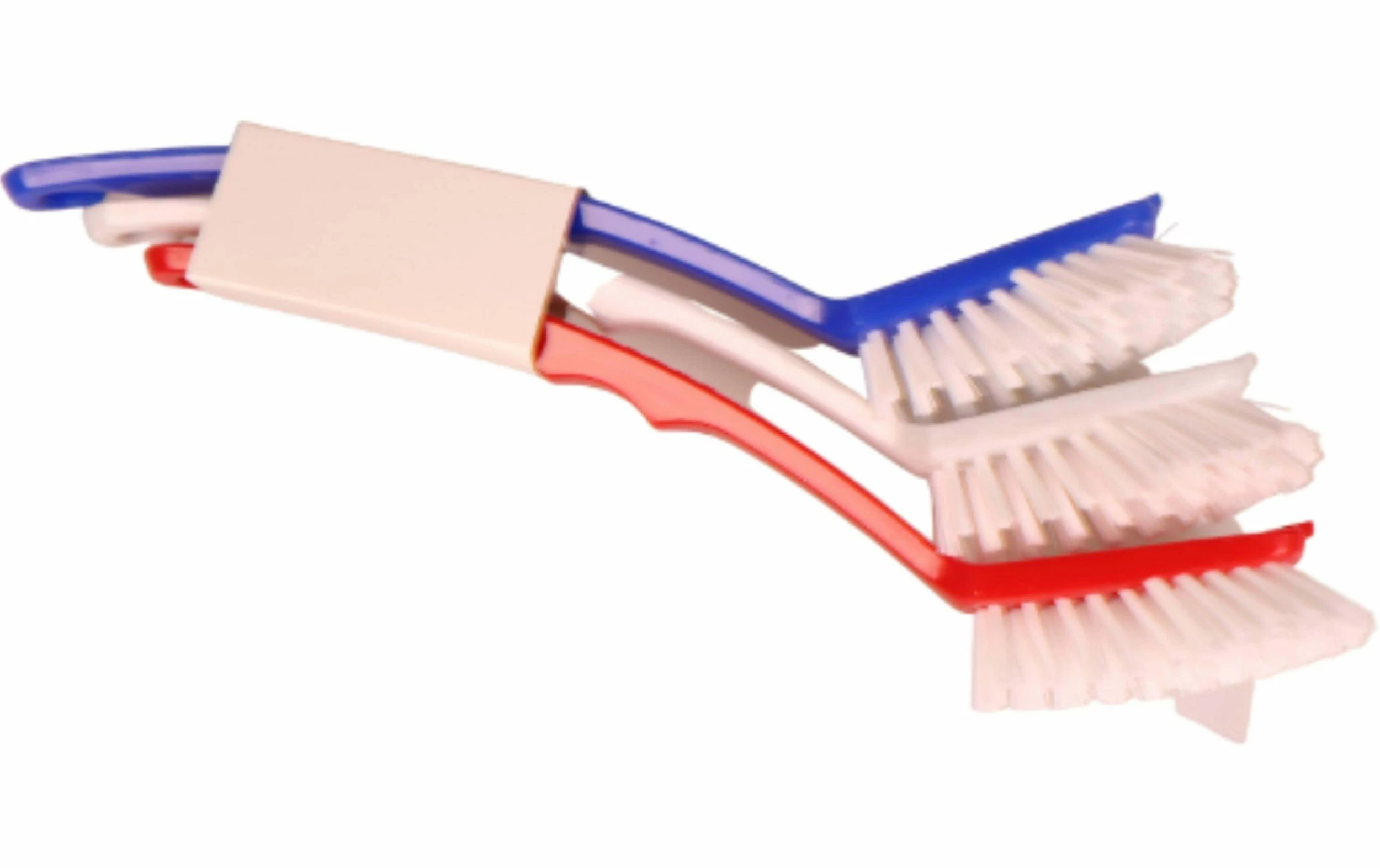 Edi Baur Brosse à Vaisselle Ensemble De 3 Bleu/Rouge/Blanc - Brosse De Nettoyage – Image 2