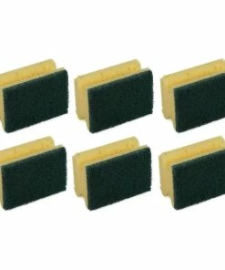 Edi Baur Éponge Profi 10 Pièce/s, Jaune/vert, Petit - Éponge De Nettoyage