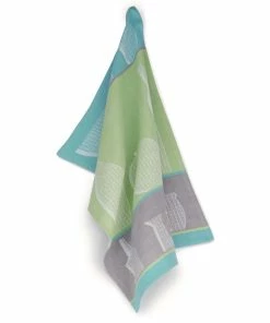 Kela Torchon Pour La Vaisselle Carla Bleu/Vert/Violet - Torchon Pour La Vaisselle