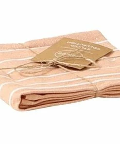 Esmée Torchon Pour La Vaisselle 50 X 70 Cm, Rayé, Corail - Torchon Pour La Vaisselle