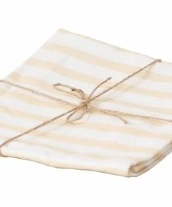 Esmée Torchon Pour La Vaisselle 50 X 70 Cm, Rayé, Beige/Blanc - Torchon Pour La Vaisselle