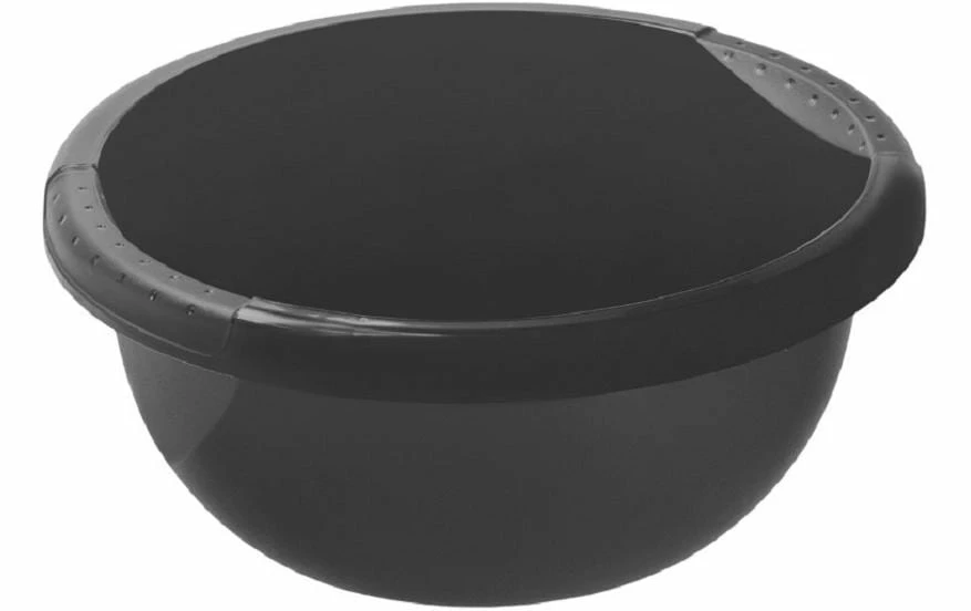 Rotho Cuvette Daily 6 L, Noir - Seau De Nettoyage