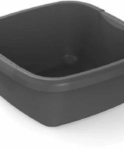 Rotho Cuvette Daily Rectangulaire, 5 L, Noir - Seau De Nettoyage