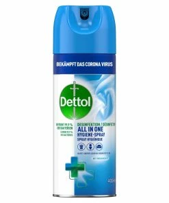 Dettol Nettoyant Tout Usage Désinfection Aerosol Spray 400 Ml - Détergents Universels