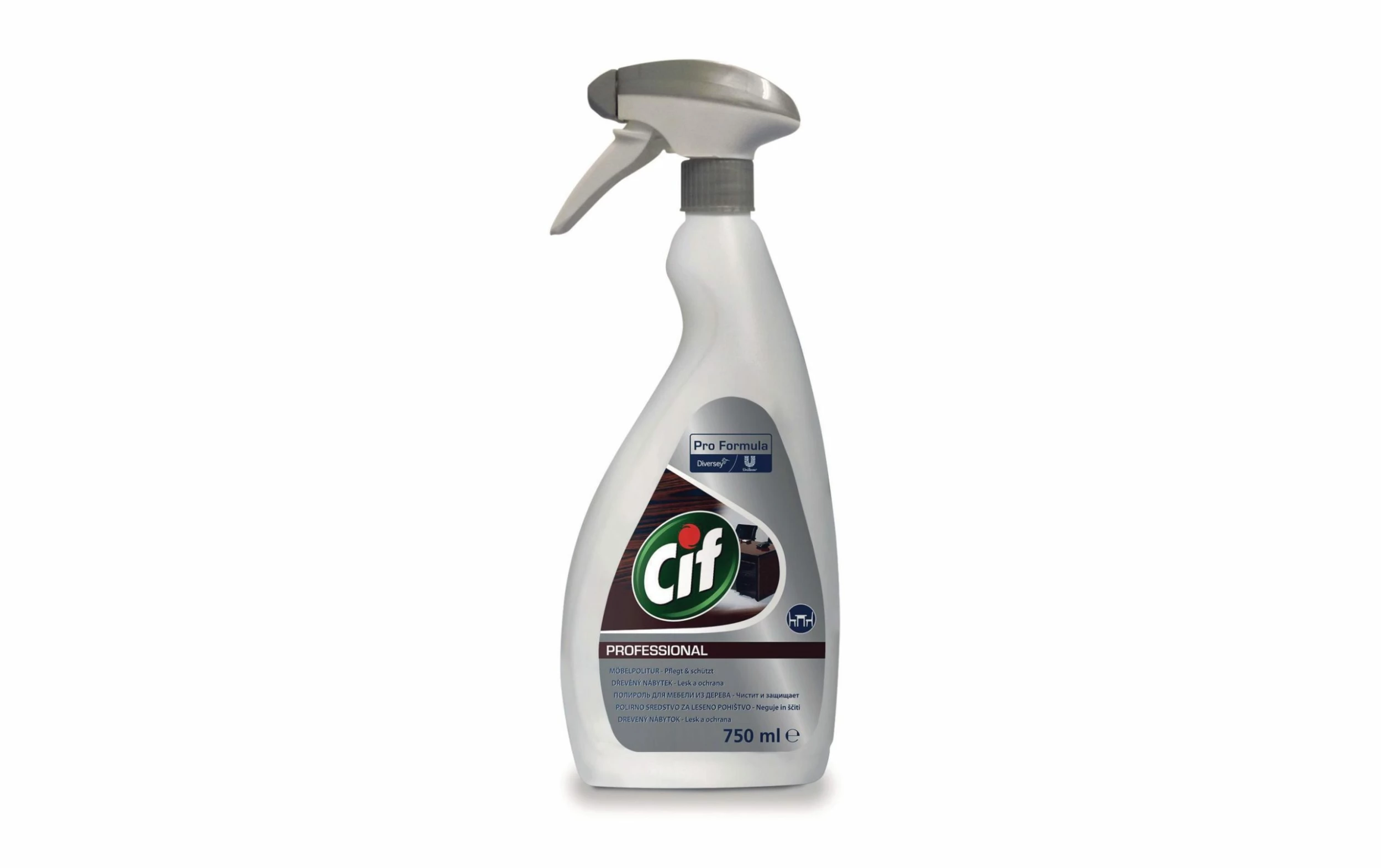 Diversey Pro Formula Cif Professional Cire à Meubles 0,75 L - Détergents Spéciaux