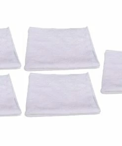 Edi Baur Chiffon De Nettoyage En Microfibre Black And White 5 Pièce/s, Blanc - Chiffon De Nettoyage