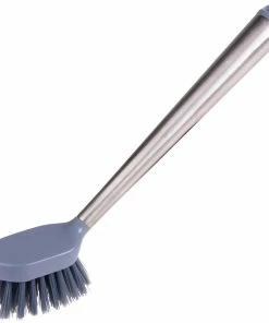 Edi Baur Brosse à Vaisselle Acier Chromé Gris - Brosse De Nettoyage