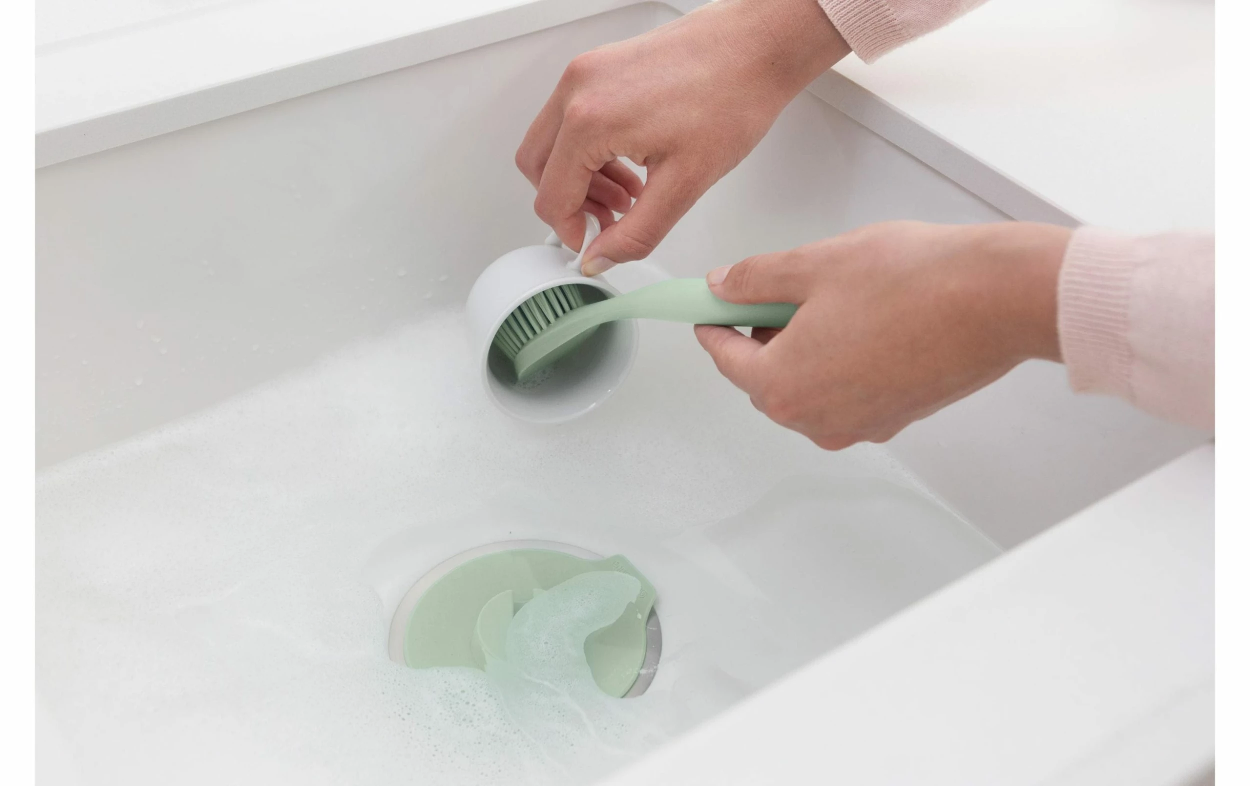 Brabantia Brosse à Vaisselle Sink Side Vert Clair - Brosse De Nettoyage – Image 3