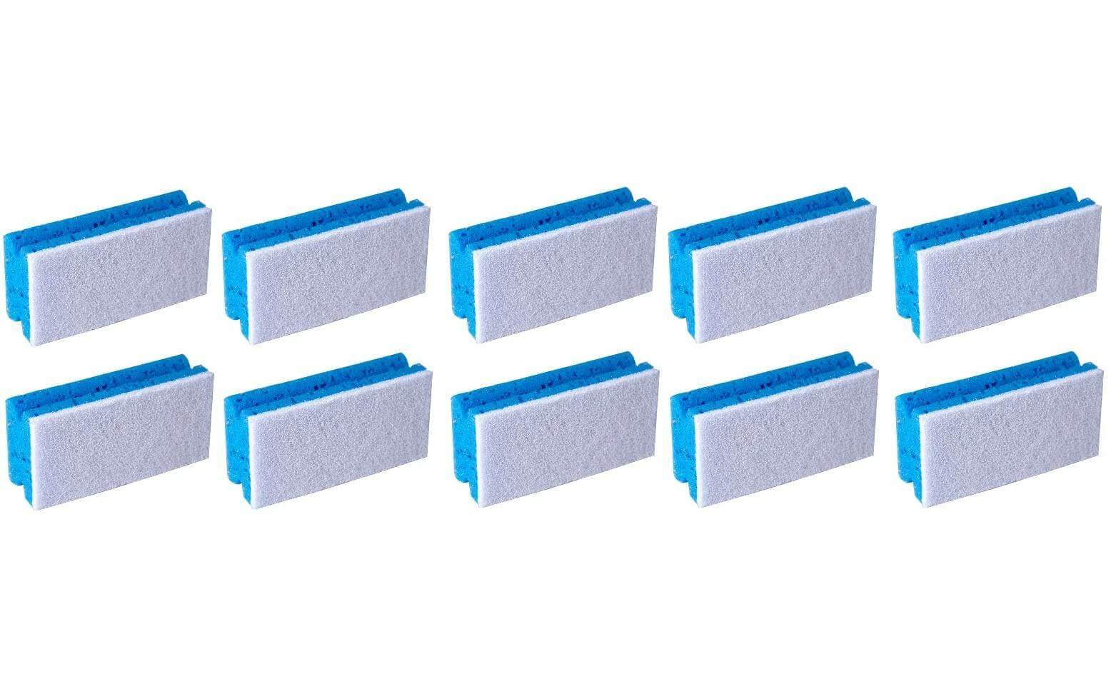 Edi Baur Éponge Profi 10 Pièce/s, Bleu/blanc - Éponge De Nettoyage