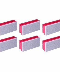 Edi Baur Éponge Profi 10 Pièce/s, Rouge/blanc - Éponge De Nettoyage