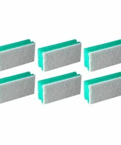 Edi Baur Éponge Profi 10 Pièce/s, Vert/blanc - Éponge De Nettoyage