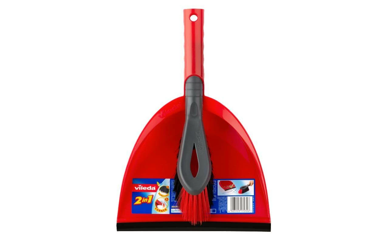Vileda Ramasse-poussière Avec Balai Rouge;Noir - Balayeurs