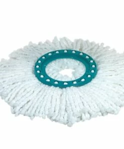 Leifheit Tête De Rechange Pour Balai éponge Clean Twist Vert/Blanc - Accessoires Essuie-pieds