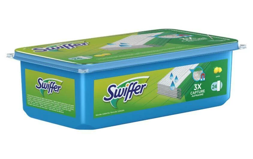 Swiffer Lingette Wet Fraîcheur Des Agrumes - Couvercle D'essuie-glace