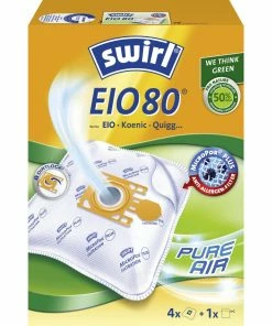 Swirl Sac Filtrant Pour Aspirateur EIO 80 4 Pièce/s - Sac à Poussière