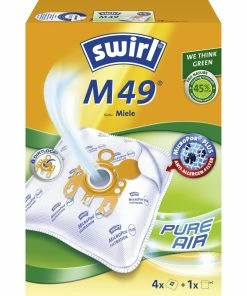 Swirl Sac Filtrant Pour Aspirateur M 49 4 Pièce/s - Sac à Poussière