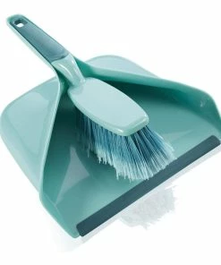 Leifheit Ramasse-poussière Avec Un Très Grand Seau, Vert - Balayeurs