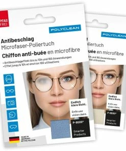 Polyclean Lingettes Nettoyantes Pour Lunettes Anti-buée 1 Pièce, Assortie - Chiffon De Nettoyage