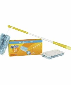 Swiffer Aimant à Poussière XXL (poignée + 2 Chiffons) - Nettoyeur De Poussière